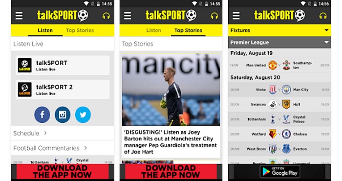 Download Talksport Radio App and Watch Football Live Streaming Free